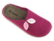 Dámské plstěné pantofle se silnou podrážkou - Inblu ED-13, fuchsie