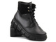 Dámské kožené kotníkové boty - AXEL 4482, černé