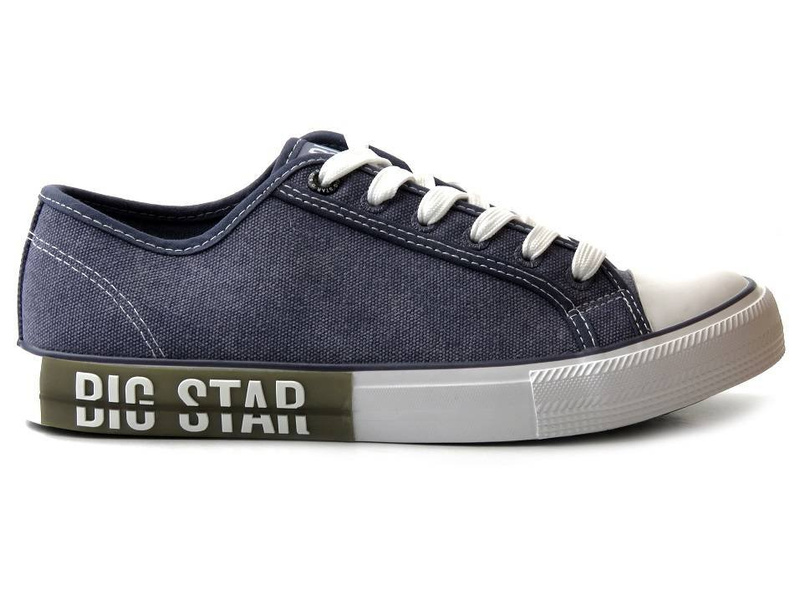 Pánské kotníkové tenisky - Big Star HH174047, džíny