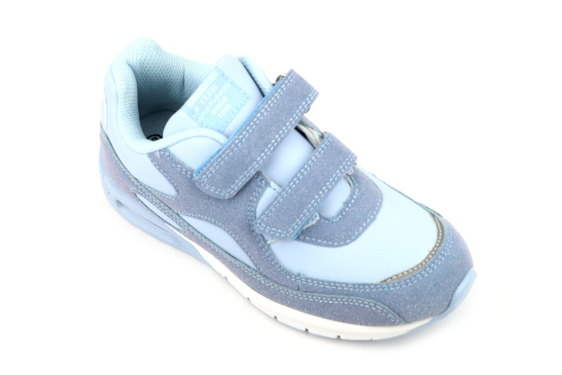 Dětská sportovní obuv na suchý zip - American Club ES 60/22, modrá