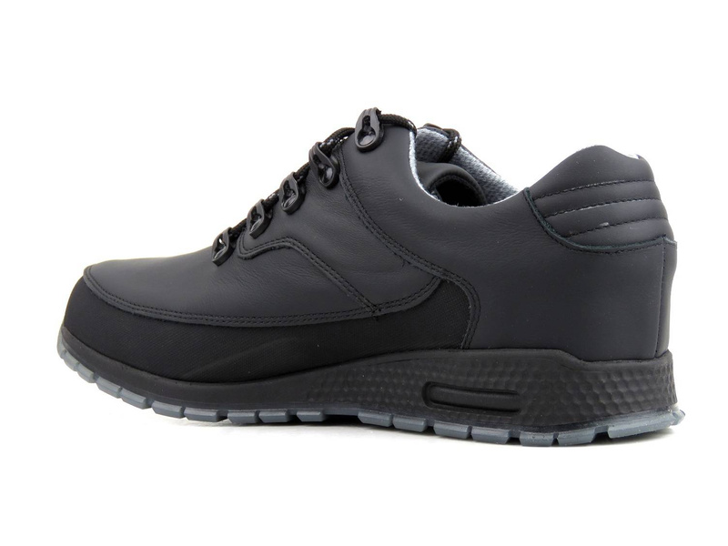 Pánská treková obuv, sportovní obuv s membránou SympaTex - NIK 03-0948, černá