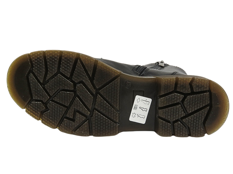 Dámské kožené návleky - HELIOS Comfort 528, černá CS