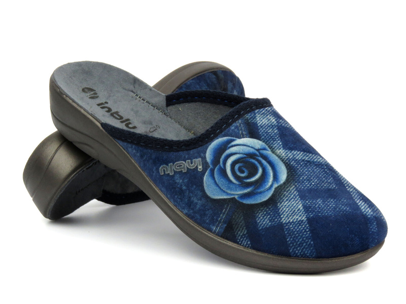 Dámské pantofle, sálové pantofle INBLU CARLOTTA, šedé