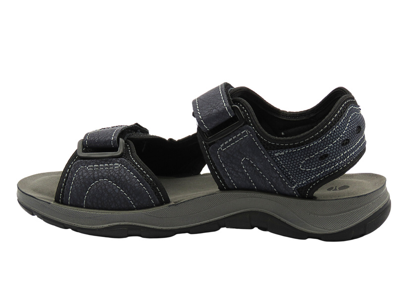 Pohodlné pánské klasické sandály tmavě modré INBLU TO-01