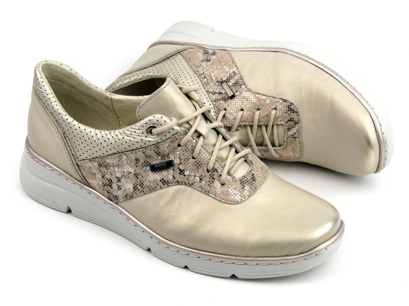 Dámské boty, tenisky polské výroby - HELIOS Komfort 396, zlaté