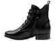Dámské černé zateplené kotníkové boty - Potocki 25-12665