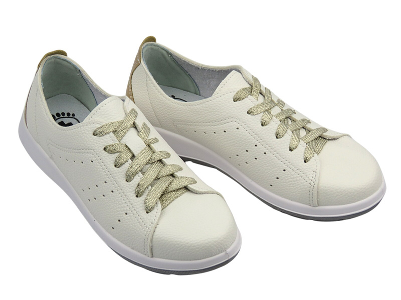 Pohodlná dámská polobotka na jaro a léto - Inblu WG-51, bílá