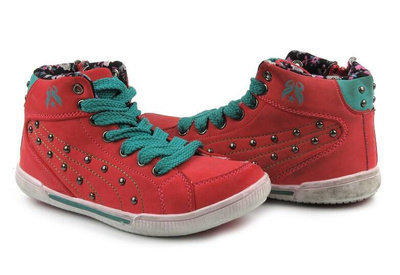 Dětské trekové boty, zimní boty - Badoxx 3XC-6514, červená