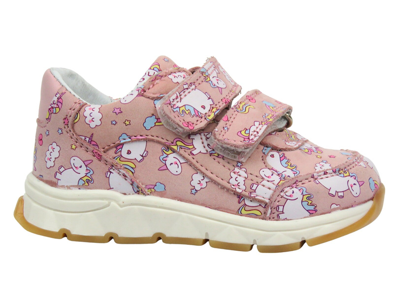 Dětské kotníkové boty, polobotky na suchý zip - Jamet 1115, růžové