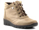 Dámské kožené kozačky ve sportovním stylu - Helios Komfort 531, béžová