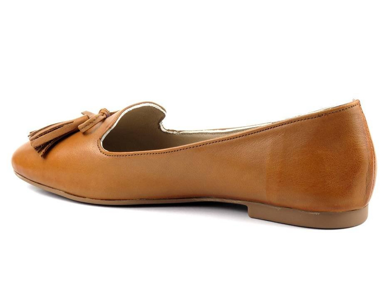 Mokasíny se střapcem, balerínky VENEZIA 1381808, hnědé