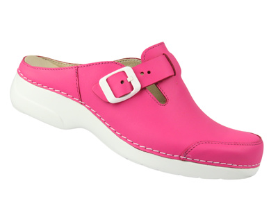 Pohodlné dámské nazouváky Nursing Care PE9409 Noruega, fuchsiové
