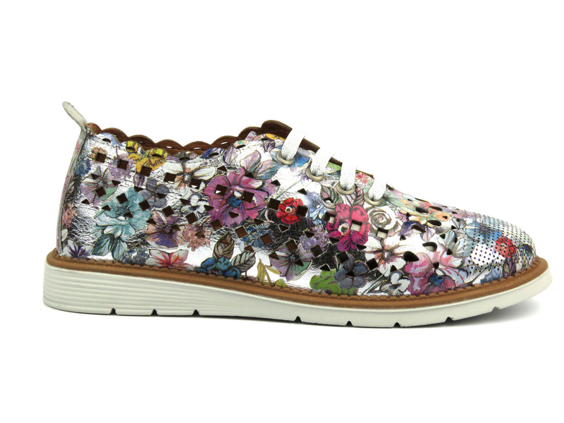 Dámské prolamované boty se silnou podrážkou - VENEZIA 77839112, vícebarevné