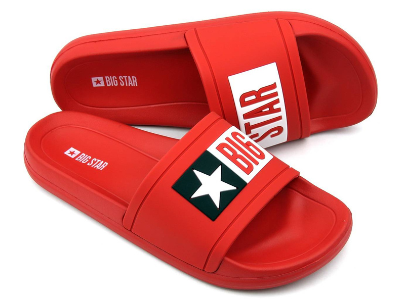 Pánské sportovní žabky - BIG STAR DD174702, červené