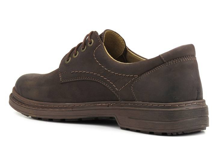 Pánská obuv z přírodní kůže - HELIOS Komfort 815, hnědá