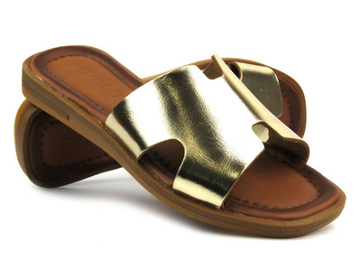 Dámské ploché žabky - Potocki 23-21007, černé