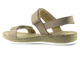 Měkké, lehké dámské sandály z kůže HELIOS Komfort 245, béžová