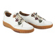 Dámské kožené nízké boty Nika Comfort 0286-401, bílé