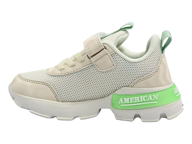 Dětská sportovní obuv - American Club RL 78/22, béžová