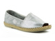 Dámské espadrilky s otevřenou špičkou - VENEZIA 031850218, stříbrná