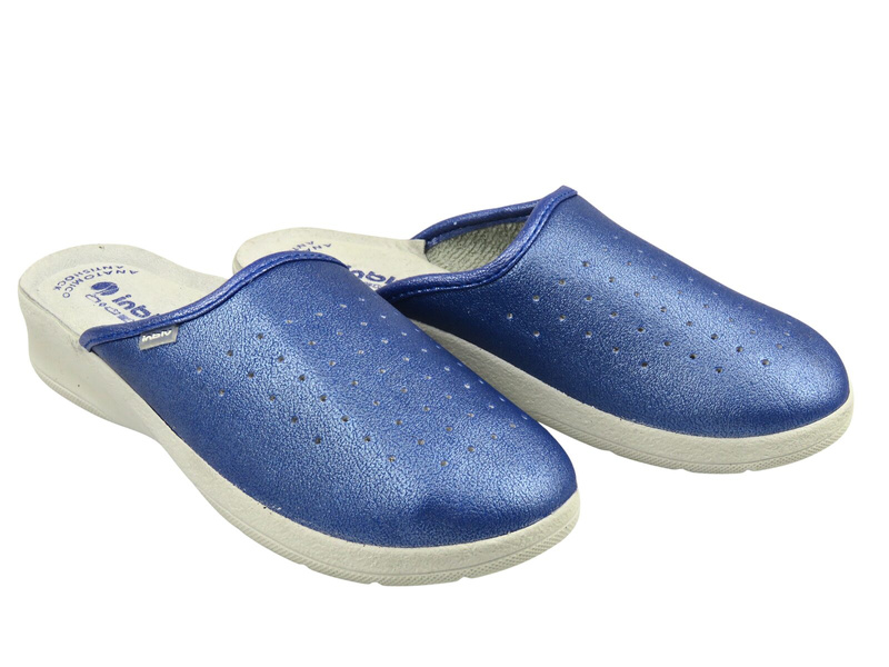 Pohodlné dámské pantofle Inblu 50-33N, modré