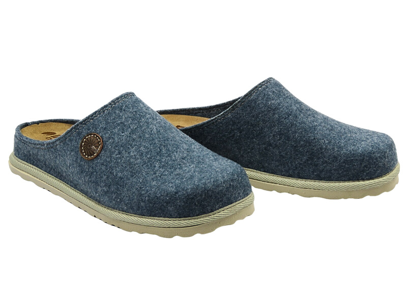 Pohodlné dámské pantofle INBLU CS-47, modré