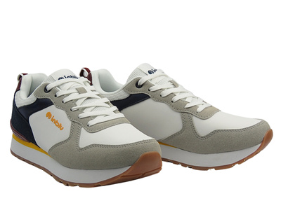 Bílé pánské sportovní šněrovací boty Inblu IU-24