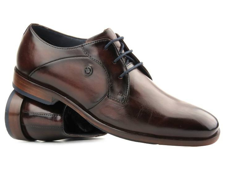 Elegantní pánské kožené boty - BUGATTI 311-A5Q06-1000, hnědé