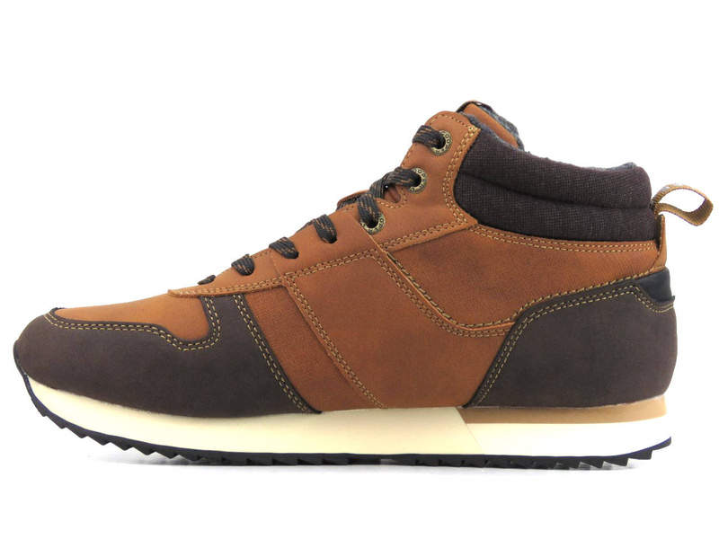 Pánská zimní sportovní obuv - LEE COOPER 22-31-1461M, hnědá