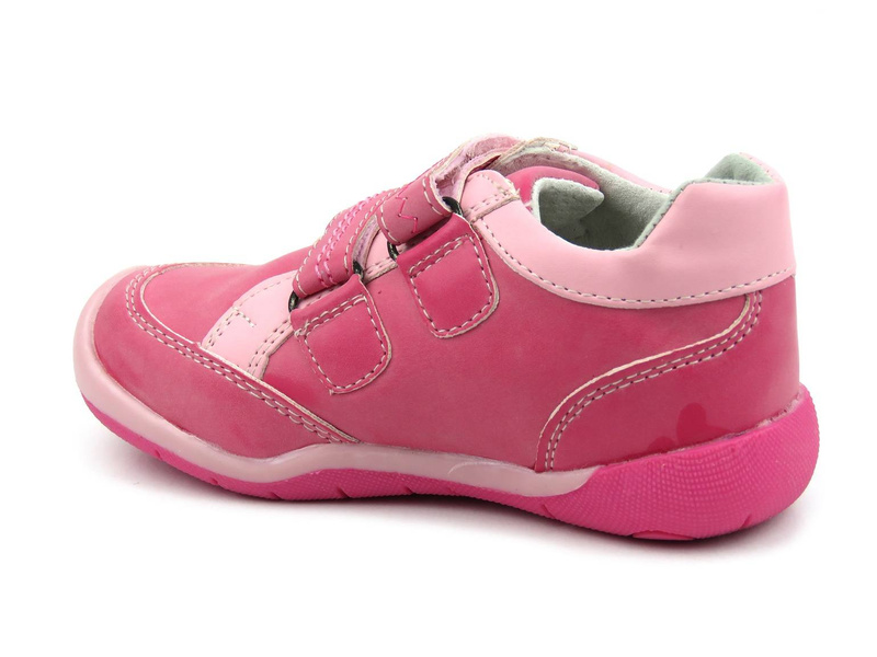 Dětská sportovní obuv s koženou stélkou - FANCO 99119, růžová