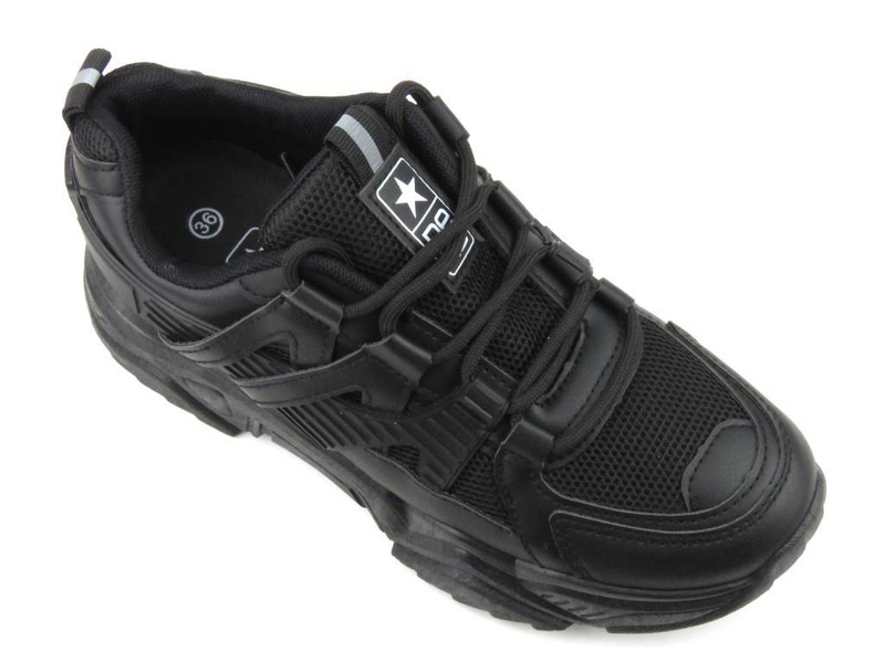 NOVINKY 22SP35-4620 dámské tenisky, sportovní boty, černé