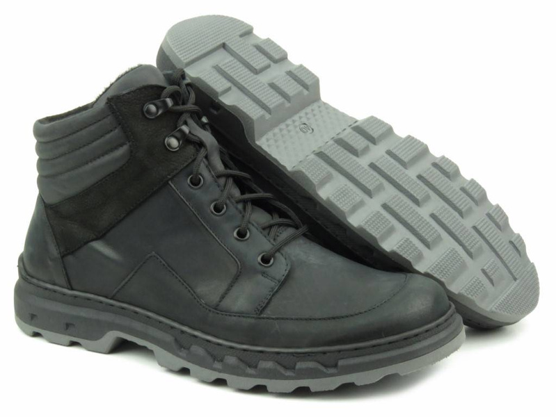 Pánské zateplené kozačky a kozačky - WASAK 0220, černá