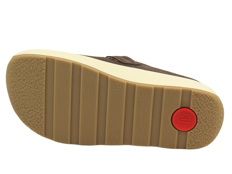 Pohodlné dámské žabky, dřeváky - BERKEMANN 03902-420, tmavě hnědá