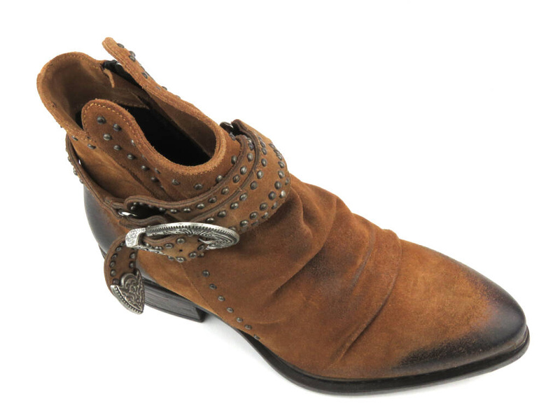 Dámské kovbojské boty na vysokém podpatku - VENEZIA 6008, hnědé