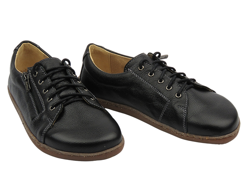 Barefoot dámské minimalistické polobotky černé Helios Komfort 436