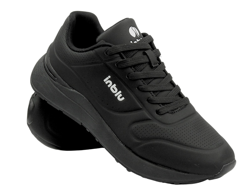 Pánské sportovní boty na šněrování černé Inblu IU-11
