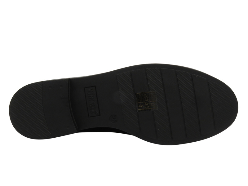 Elegantní dámské mokasíny Vinceza 18100, černé