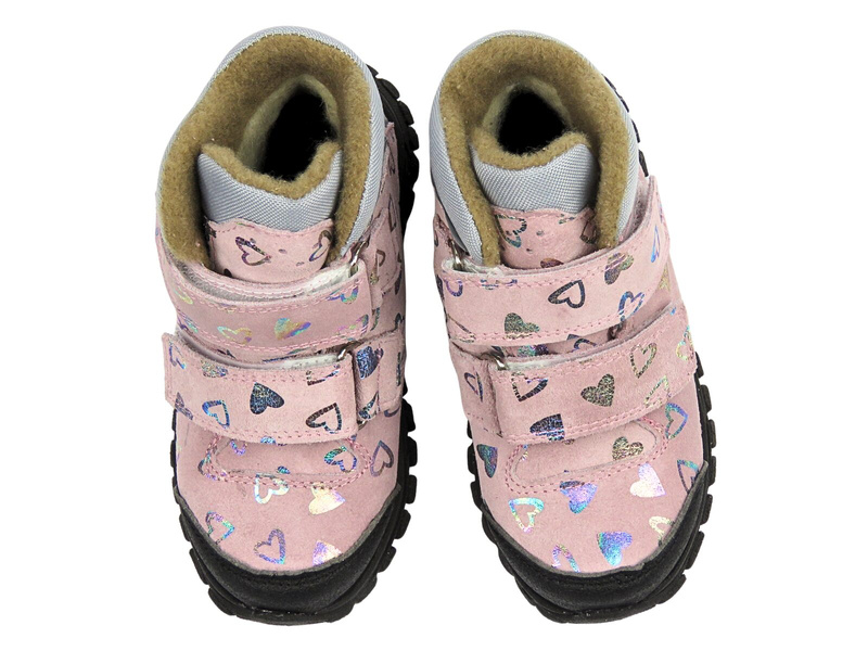 Dívčí kotníkové boty JAMET 2225, světle růžové