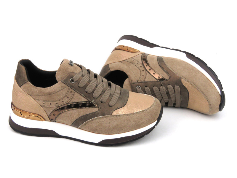 Dámské tenisky na platformě - INBLU IN001302, béžové