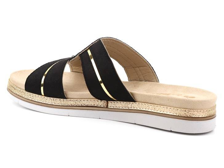 Dámské žabky na léto a dovolenou - INBLU SA-43, černé