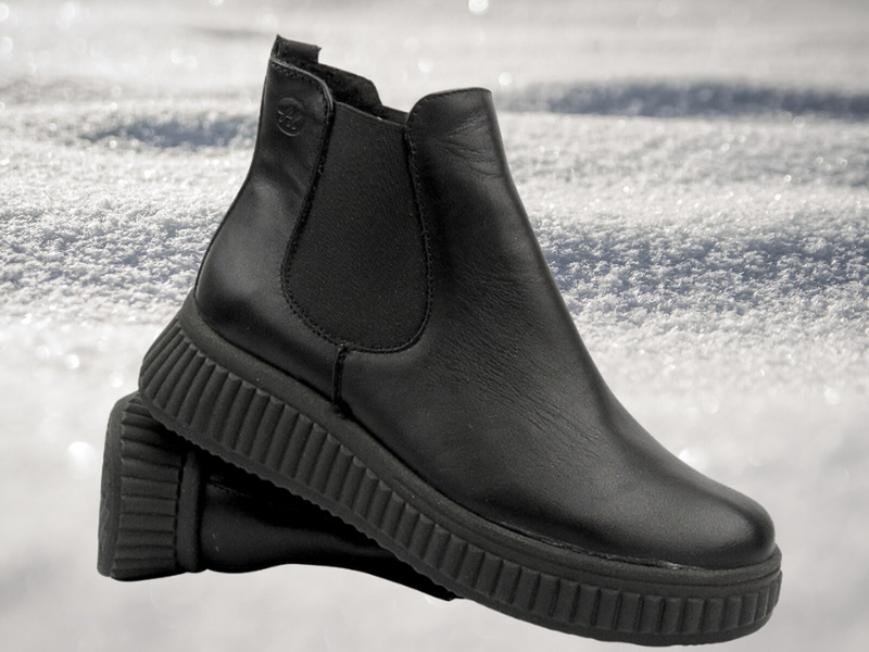 Pohodlné dámské lodičky z měkké kůže HELIOS Comfort 510P, černé