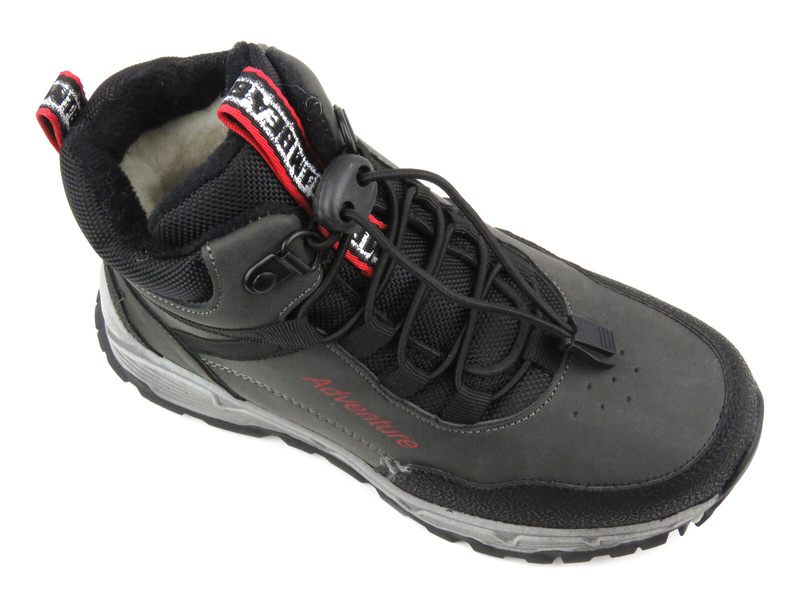 Dětské trekové boty, zimní boty - Novinky 23DZ23-6588, šedá