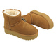 Dámské kožené sněhule na platformě Sokolski Z24-531 Camel Slip-on