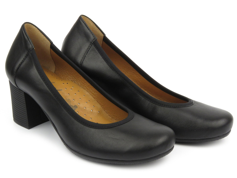 Dámské lodičky na klínku - AXEL KOSELA 1757, černá