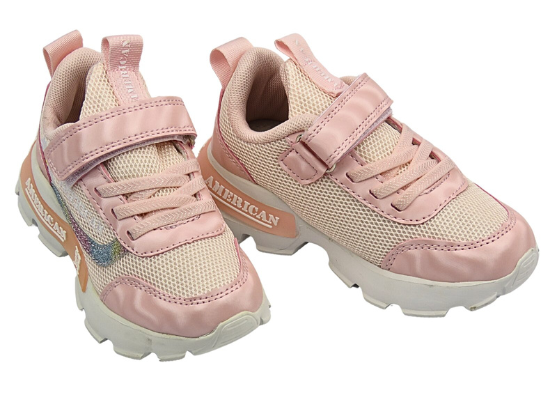 Dětská sportovní obuv - American Club RL 78/22, růžová