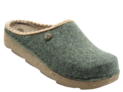 Dámské filcové pantofle Inblu ED-31 zelené
