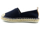 Dámské espadrilky s copánkovou podrážkou - BIG STAR HH274500, tmavě modrá