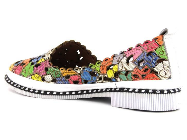 Vzdušné dámské boty pro teplé dny - Manitu 840053-00, barevné