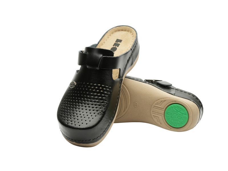BERKEMANN 01753-473 Dámské kožené žabky s podpatky Slip-on Brown