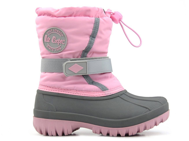 Dětské sněhule LEE COOPER LCJ-21-44-0521K, růžové, nastavitelné